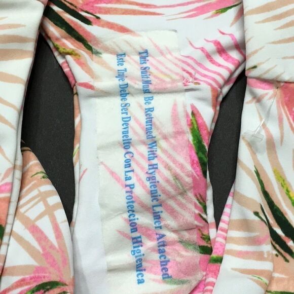 Tori Praver palm leaf bikini bottoms. Large. New - Picture 8 of 8
